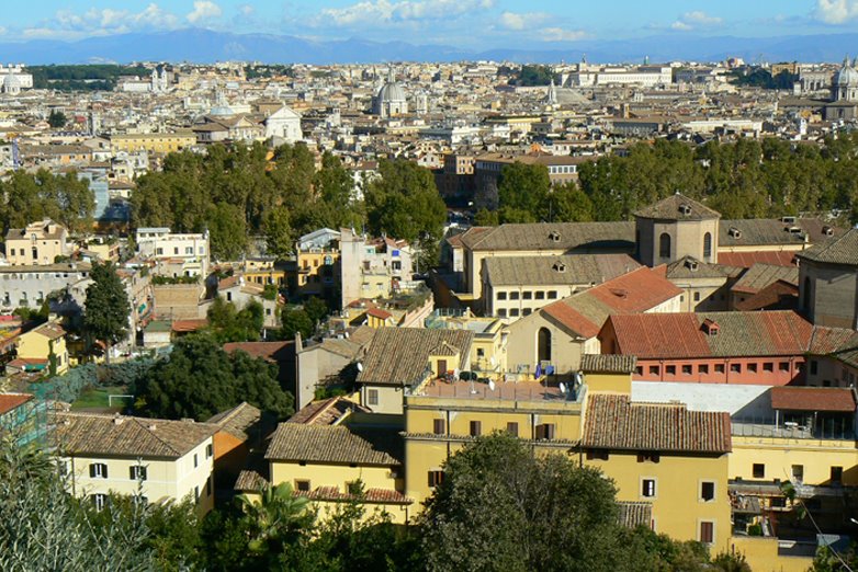 View over Rome from Gianicolo by Johan “Benke” Veiga …