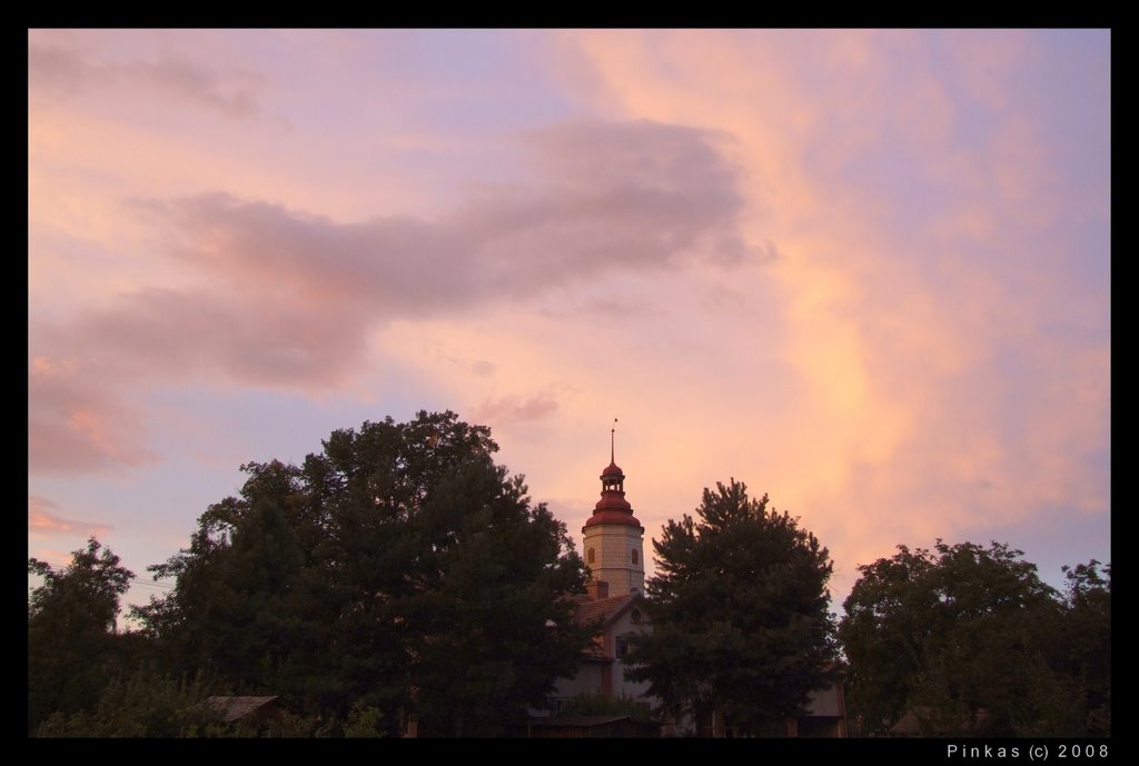 Pink church by JP by Jan Pinkas