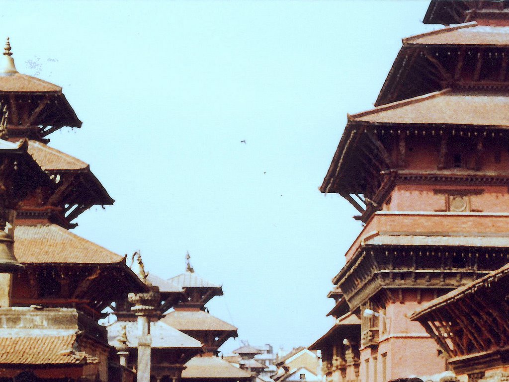 Patan Darbar Square 3/1997 by F.Zaman