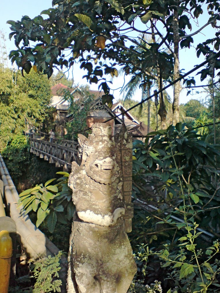 Ubud, Bali: The Guardian of the Bridges (2008) by HannoS