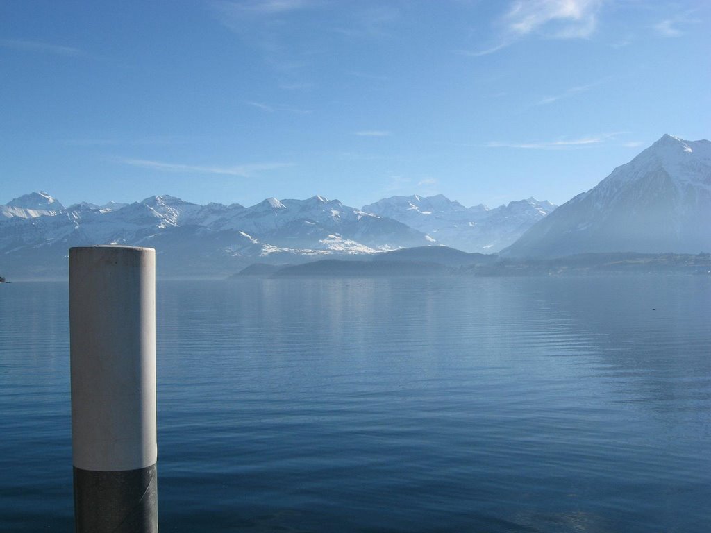 Lake Thun, mooring with a great view by Mister SN