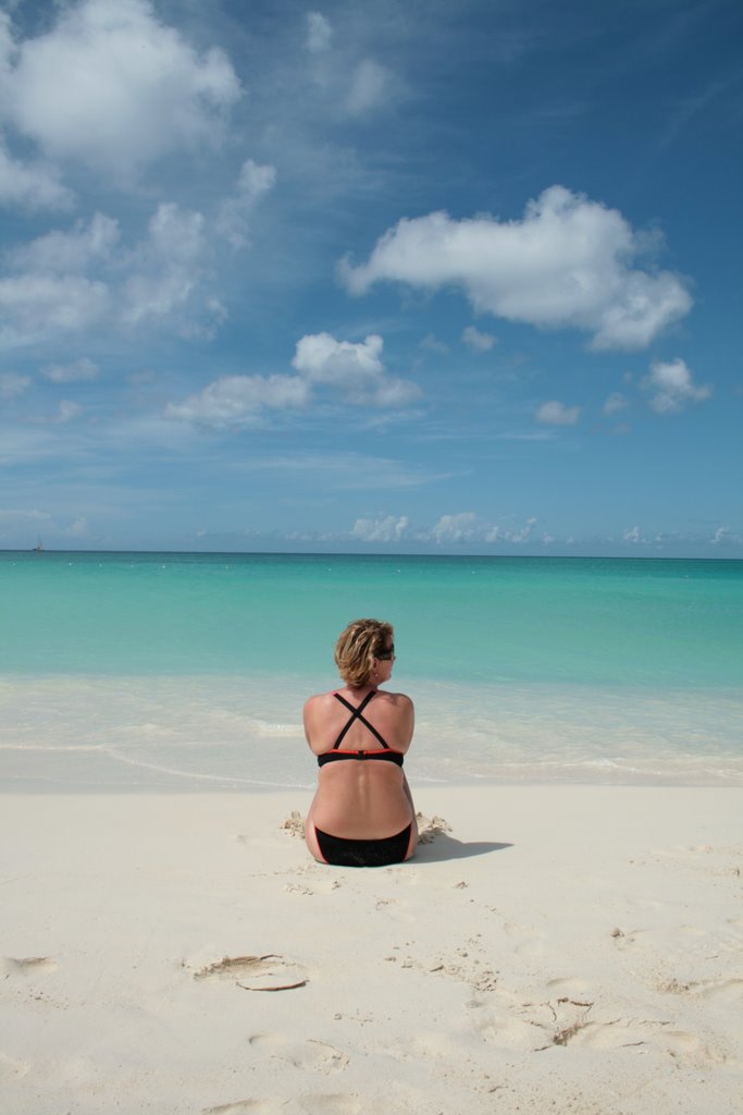 Enjoying Bucuti Beach by Ivan Zkey