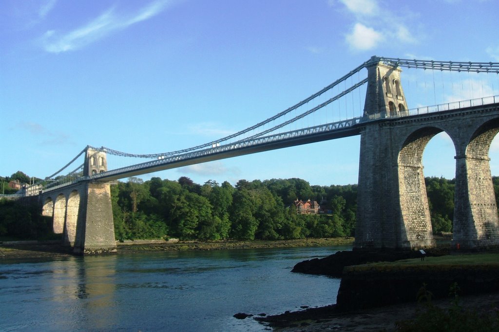 Menai Bridge by John Saxon Jones