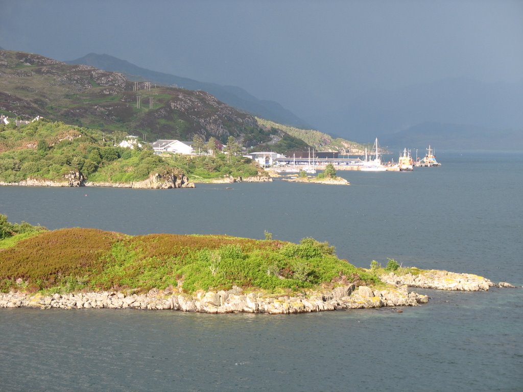 Kyle of Lochalsh from Skye Bridge by piano_player