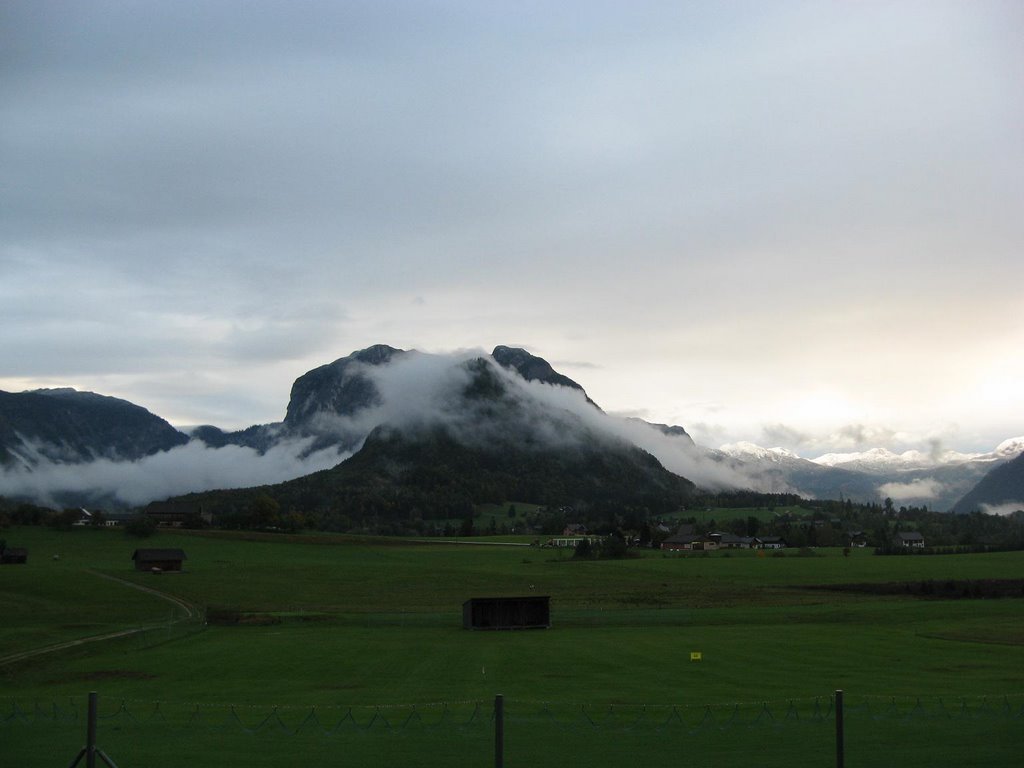 Bad Aussee in Austria, view onto the mountains by Mister SN