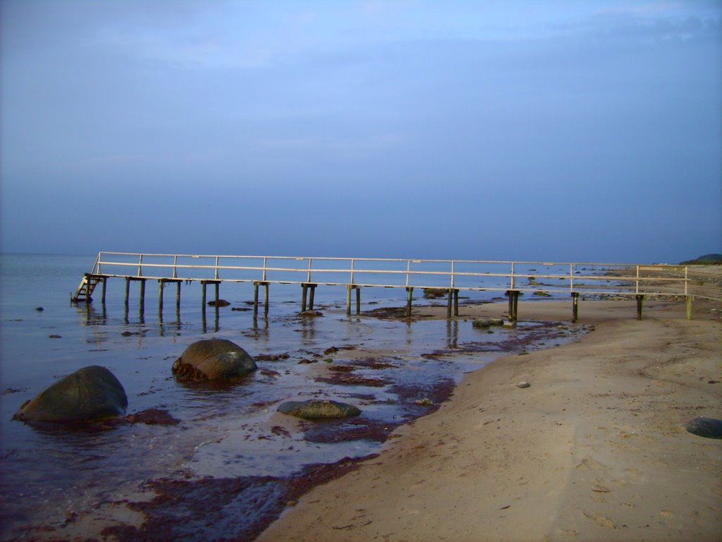 Steg Smidstrup Strand by Dieter Hein