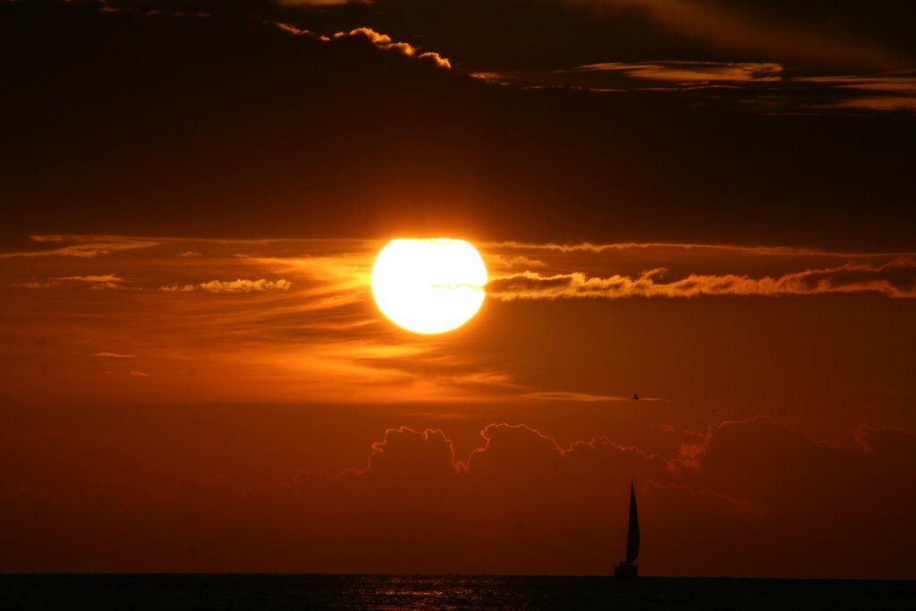 Sunset at Key West by JohnDalby