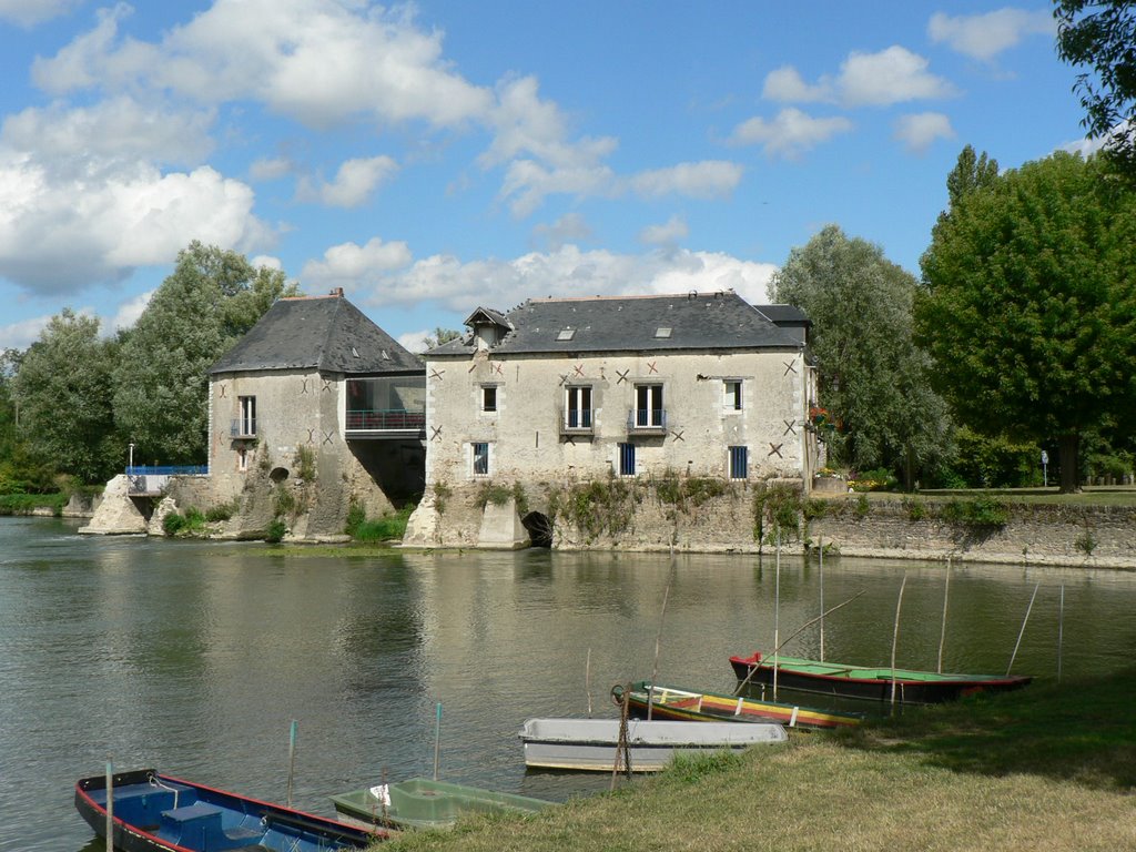 Villevêque, moulin sur le Loir by mip44