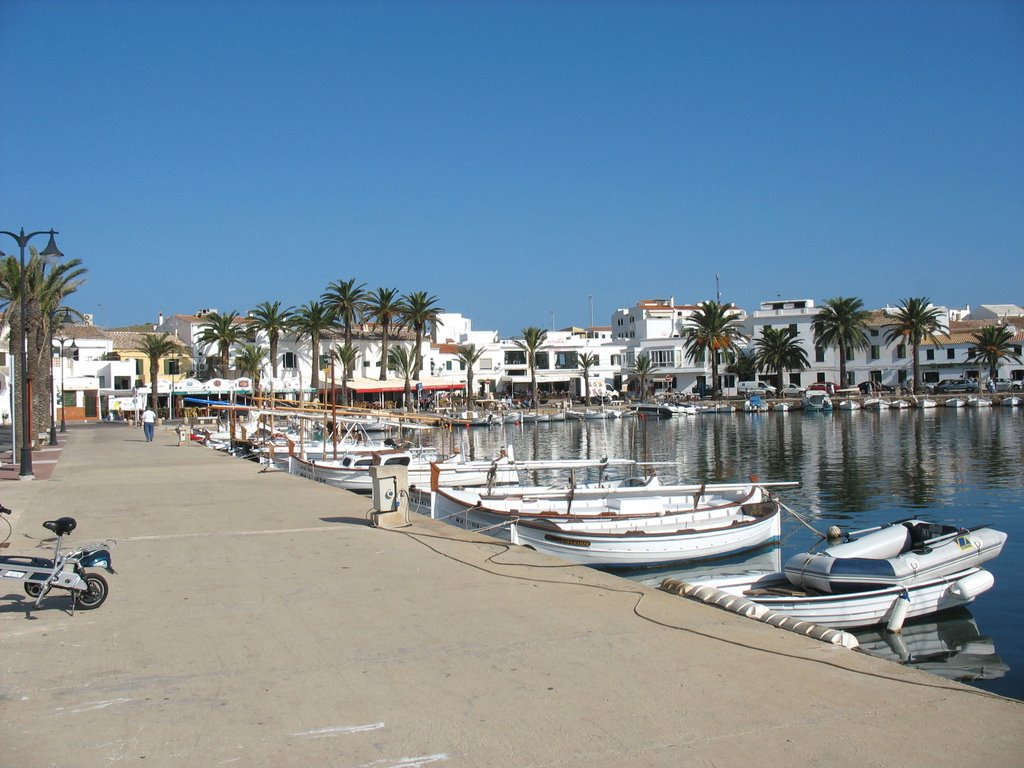 Fornells Harbour, Menorca - 3 by H T W Gay