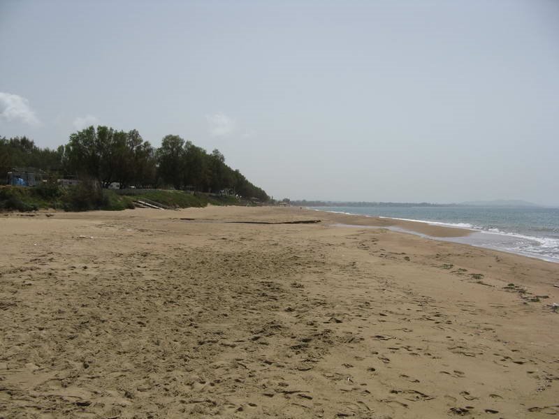 Kourouta Beach in April 2008 by Mike K.