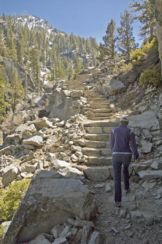 Eagle Creek Trail - stairs by John Findley