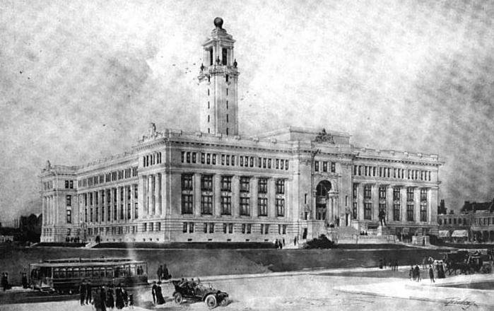 Municipal Courts Building, 1911 by STLhistory