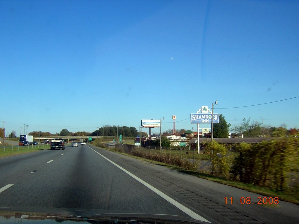 I-85 Near Exit 95 in Gaffney, 11-8-2008 by Kyle Stephen Smith