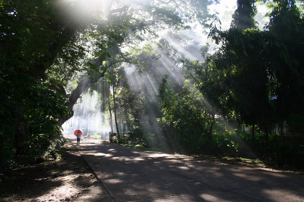 Mambajao Street on sa Sunday morning by onemoreshot