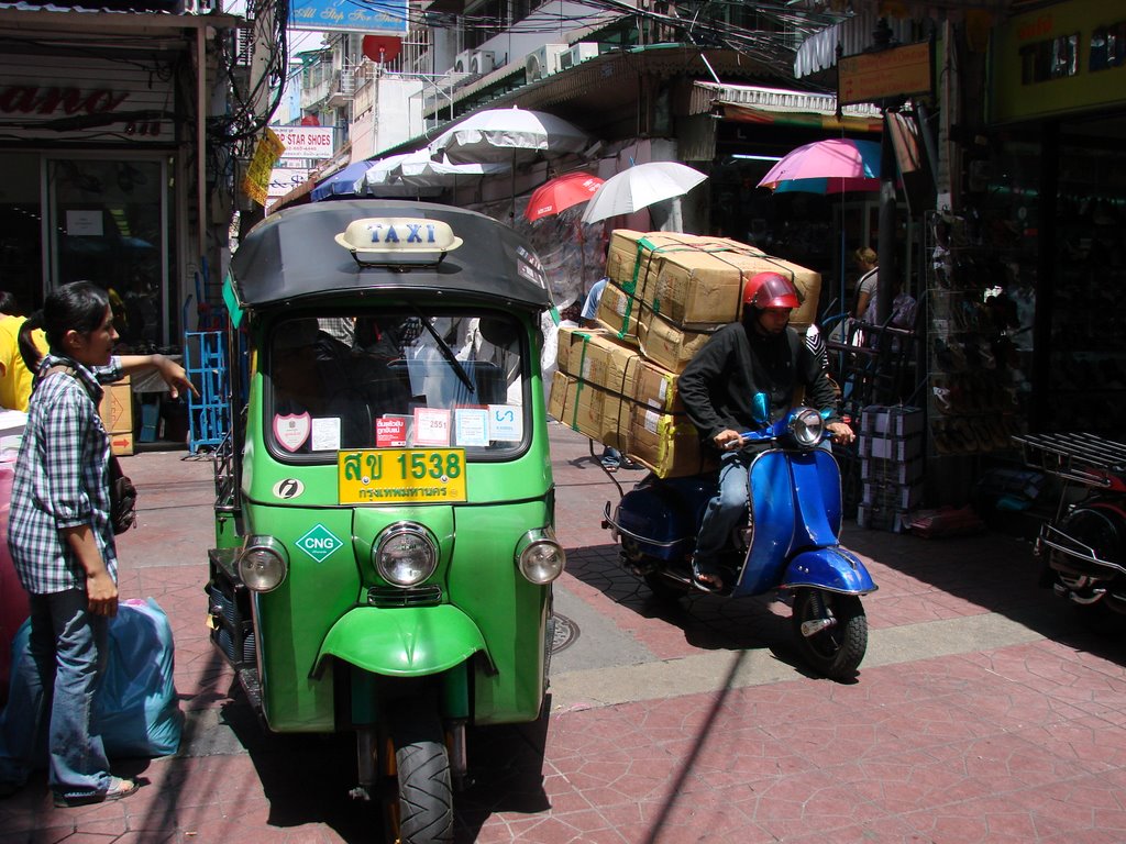 Tuk-tuk is still widely used by locals by haukilahti