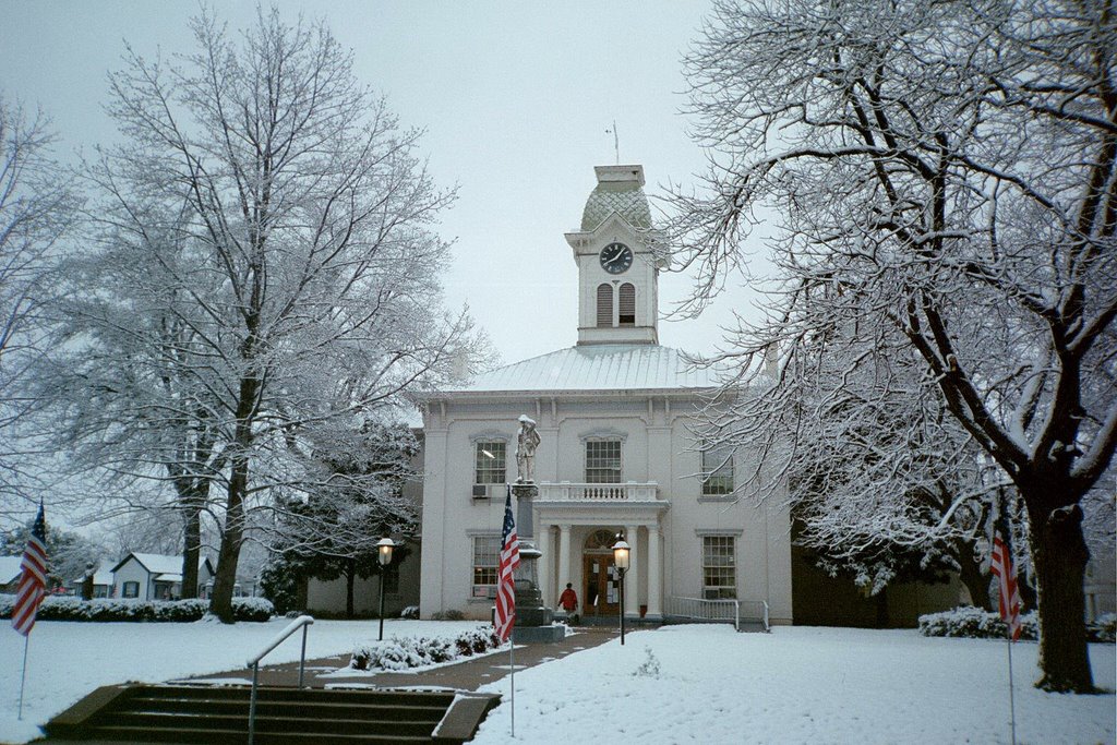 Snowy Courthouse by James Starbird