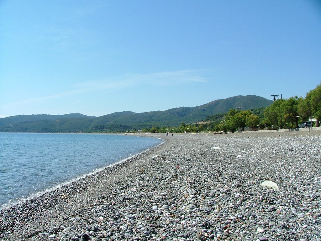 Η παραλία στα Βασιλικά - The beach at Vassilika by Makis Rom