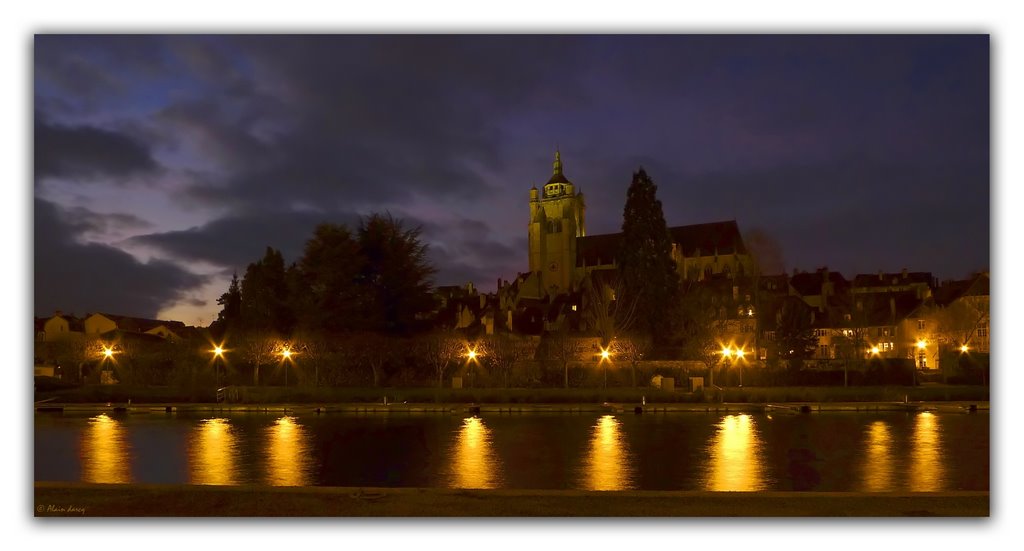 Collégiale de nuit. A.D by alain darcq