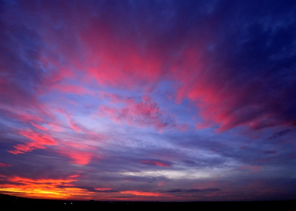 Sunset 19.11.08 from just below ivinghoe beacon by Nick Weall