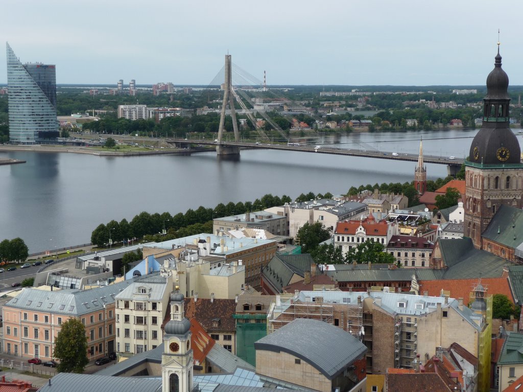 Vansu Bridge from St. Peter's Cathedral by Alex Sørensen