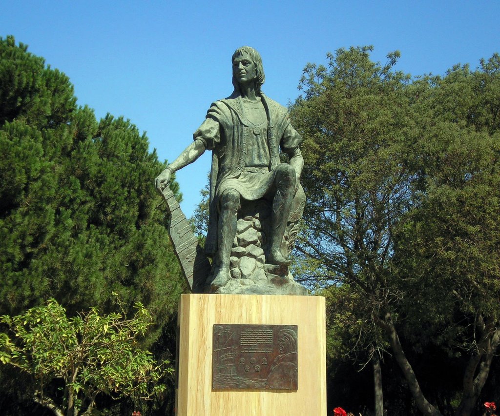 Palos de la Frontera, Cristobal Colon (Cristoforo Colombo) statue - August 2008 by Roberto Bubnich