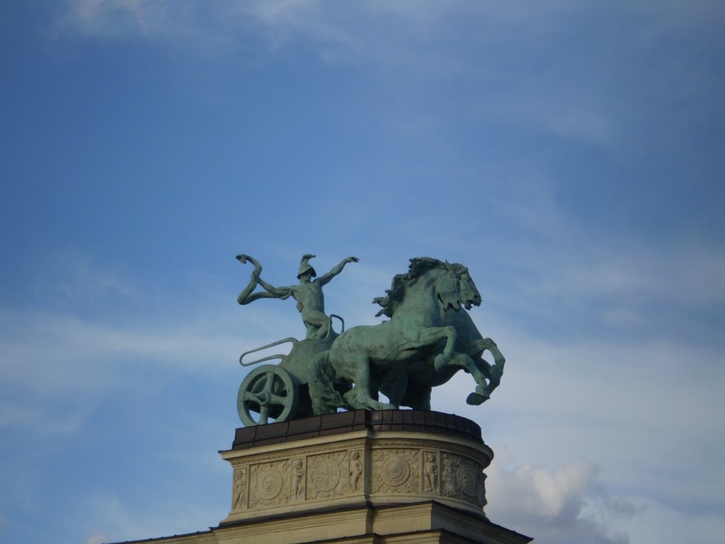 Heroes' Square Budapest Hungary by Pindur