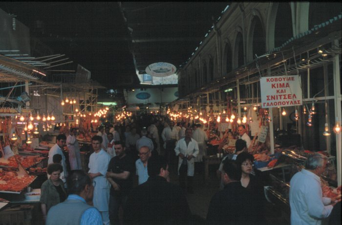 Athen - Fleischmarkt by Régincos