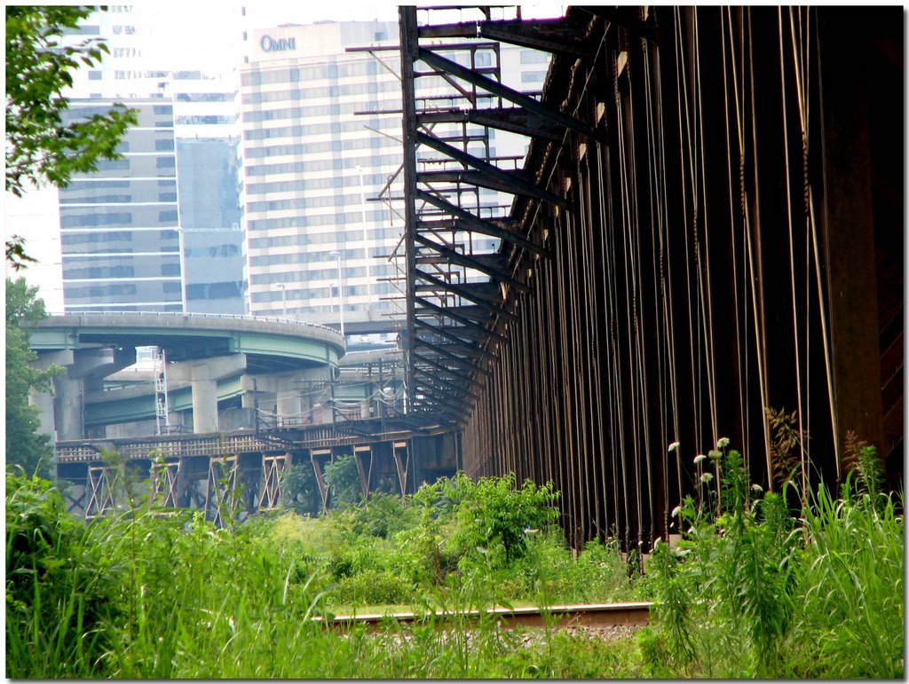 RAILROAD TRESTLE THROUGH THE CITY OF RICHMOND, VA by TEABERRYEAGLE