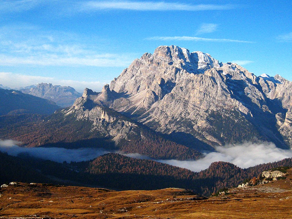 Monte Cristallo from Rifugio Auronzo by Carmel Horowitz