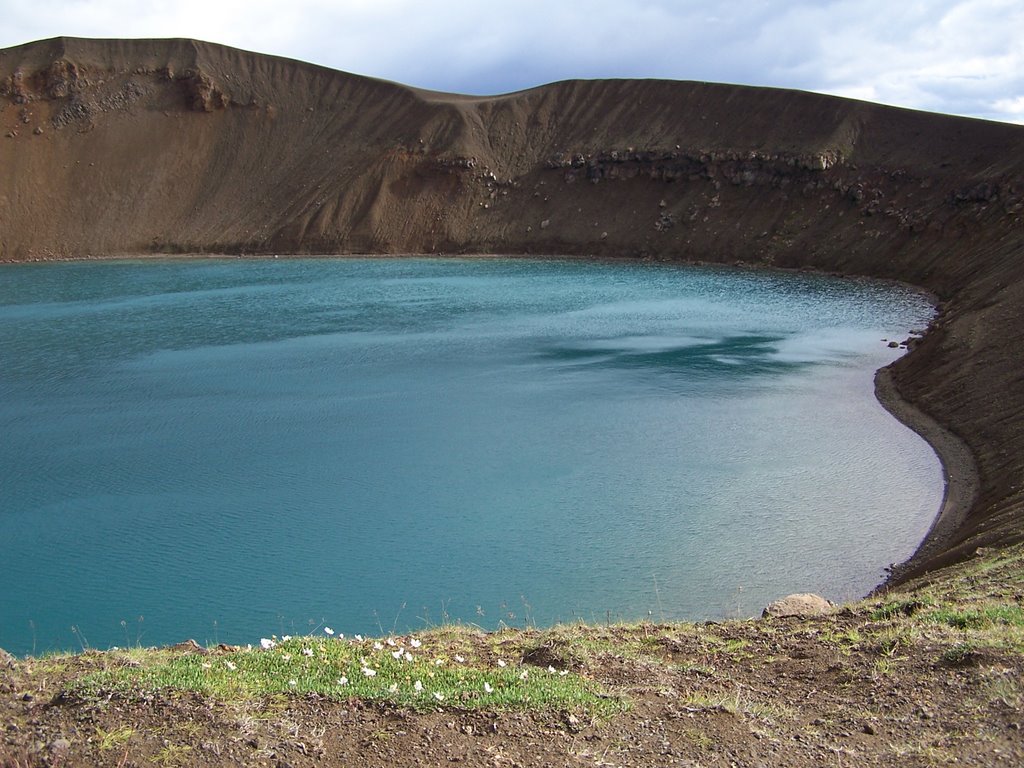 Krafla, Lake Viti by dietmarproske