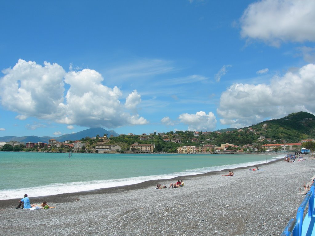 Sapri's main beach by gabiontheroad