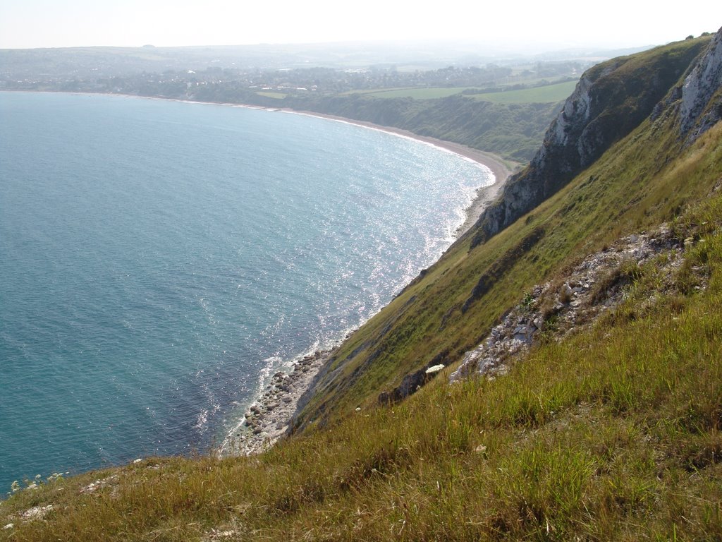 Swanage cliffs by franczak