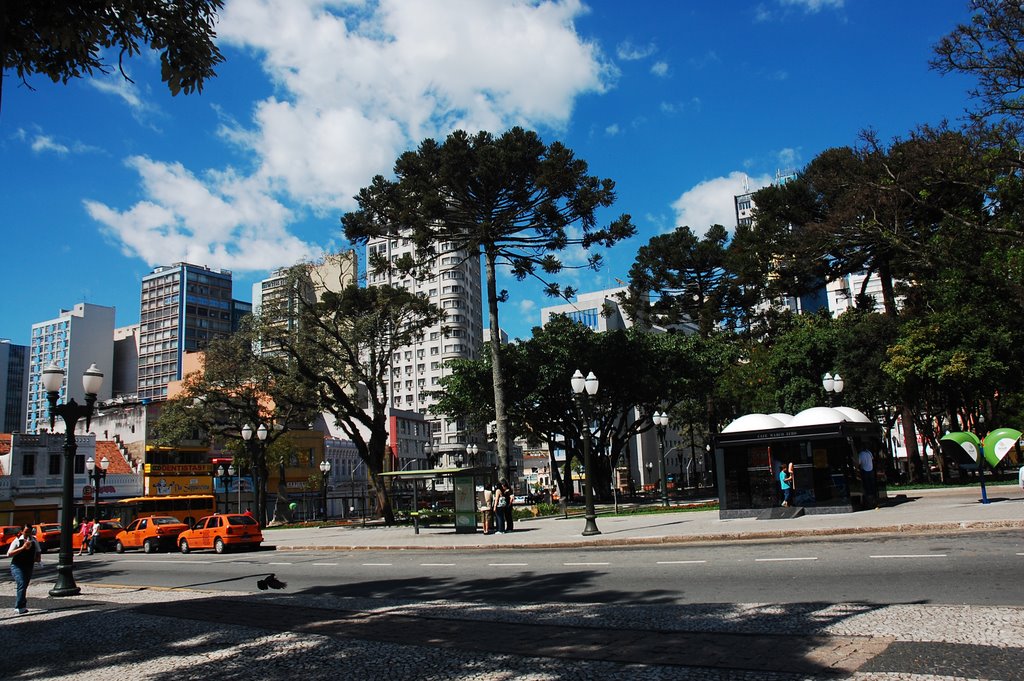 " praça tiradentes, curitba , pr , brasil " by edson rosa