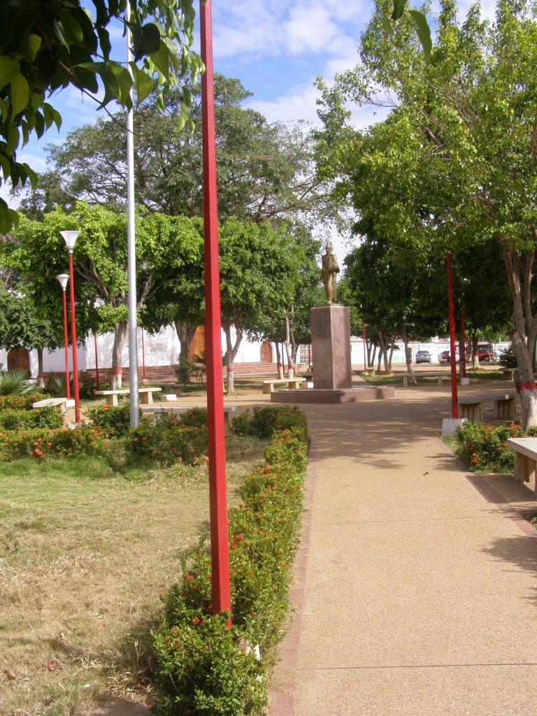 Plaza Bolívar de San Mateo Estado Anzoátegui by Yolanda Figuera