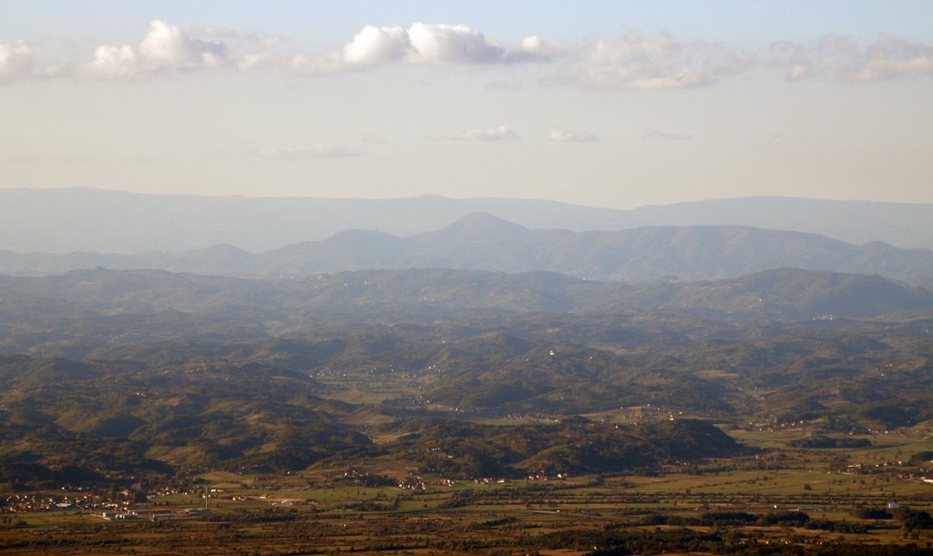 Zagorje hills from Sljeme by teo.gasparovic