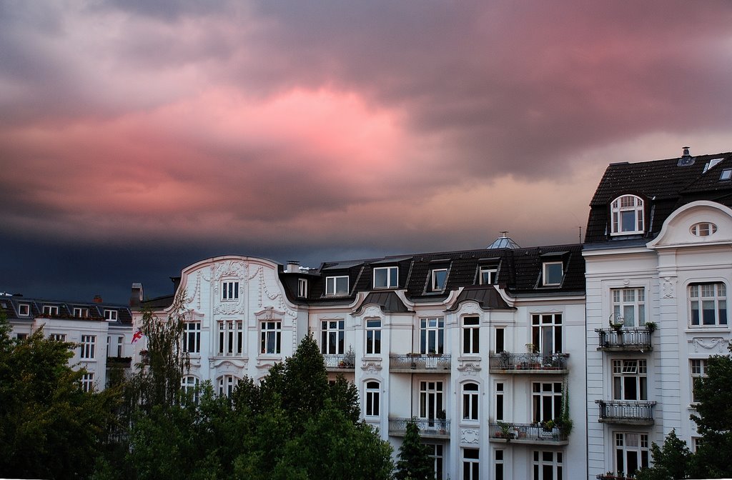 Hamburg, Eppendorf - Gewitterwolken by ref-lit