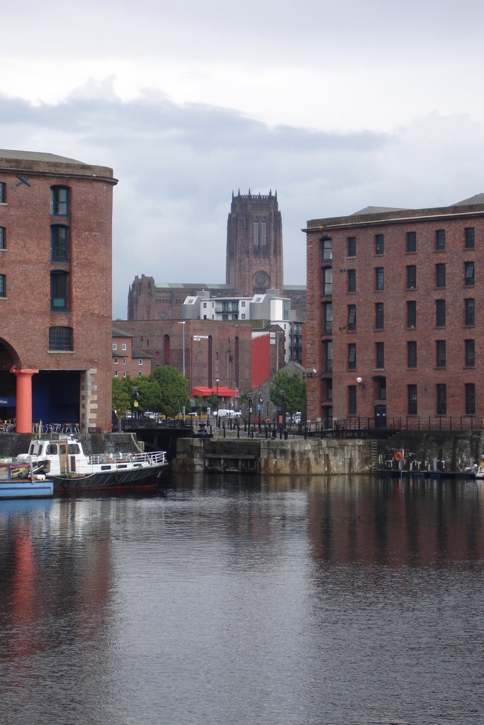 Anglican Cathedral from Albert Dock by citizenandrew