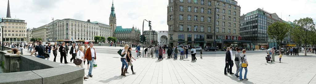 Panoramafoto JungfernstiegHamburg by hajuehamburg