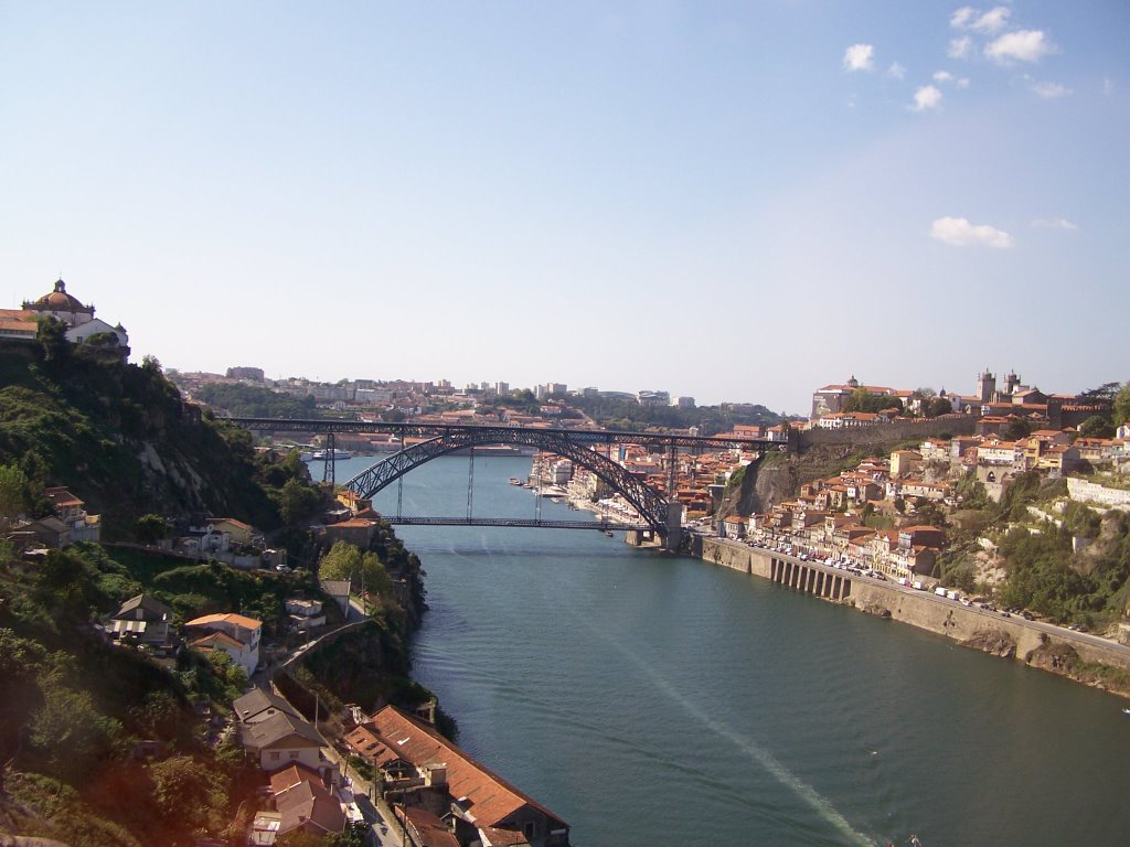 Oporto desde el Puente del Infante. by Evelio de Feria