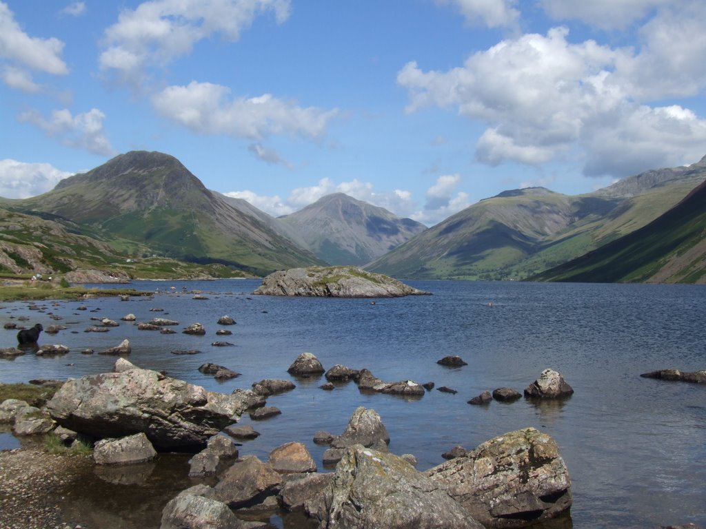 Wast Water towards Great Gable by Nichole Francis