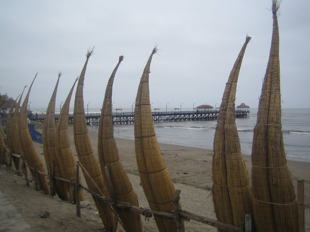 Caballitos de totora by Miguel Recharte