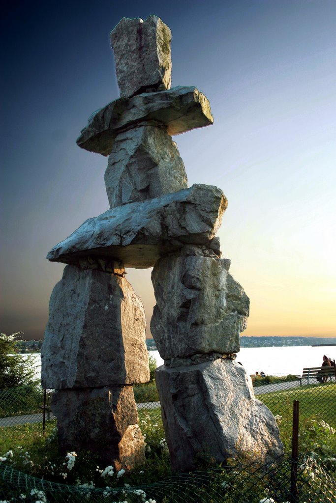 Inukshuk, Vancouver by jakpics