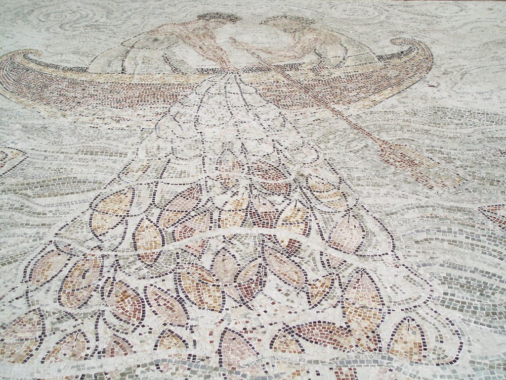 PANAREA mosaico di Ulisse presso la chiesa di S.Pietro by ferdonio