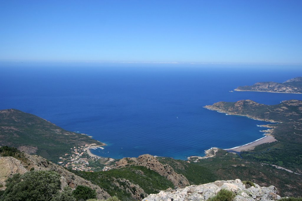 Le golfe de Galeria depuis Capu Tondu by ceky