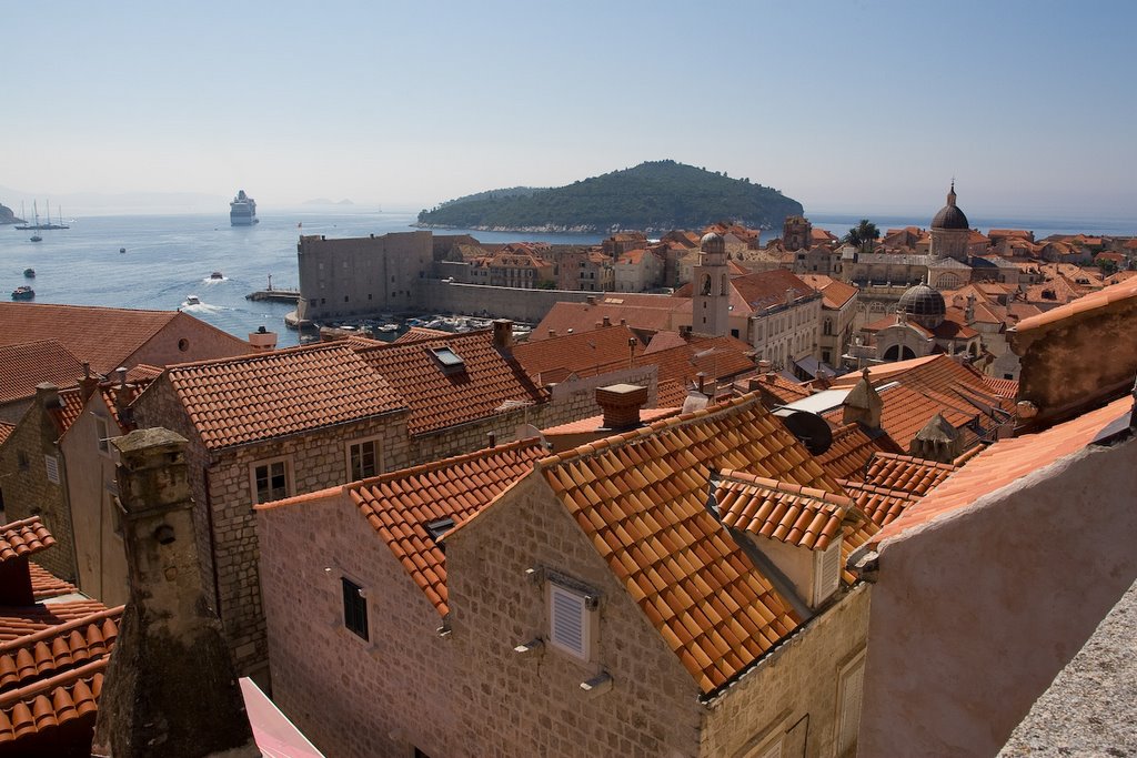 Roofs of Dubrovnik by spavlek