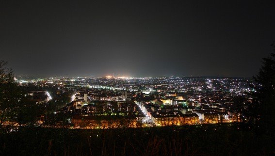 View from Nikolaushof over Wurzburg by Rangerover74