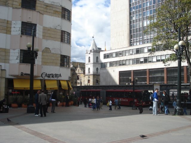 Downtown Bogotá - Plazoleta del Rosario by Capitano9