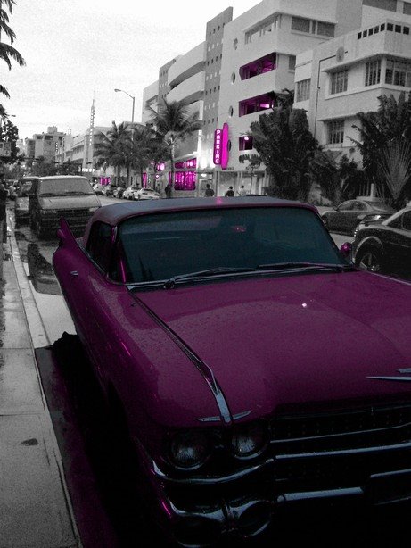 Pink Chevvy by Stefanie