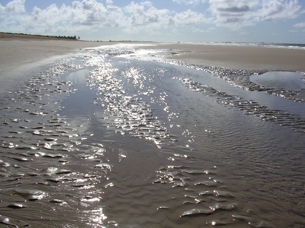 Reflections on Pratagy beach by Aldo Ferretto