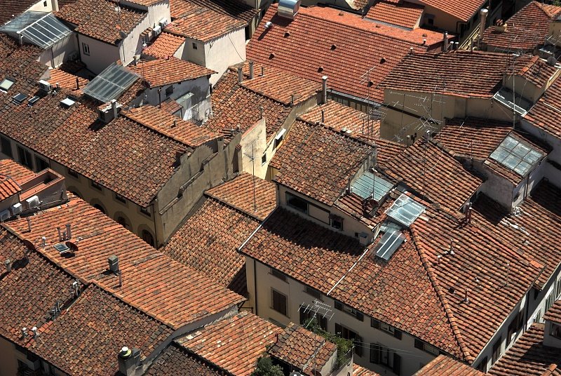 Roofs of Florence by Jörg Schuricht